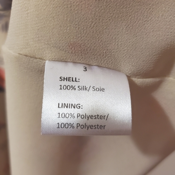 Nougat London - Silk Dress in nude color with floral print - Size 3 - Picture 7 of 7